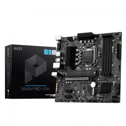 MSI B560M PRO-VDH LGA 1200 Micro-ATX Motherboard - MSI B560M PRO-VDH